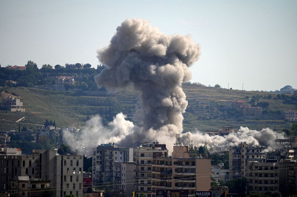 Ataque de fuerzas de Israel contra el Líbano.