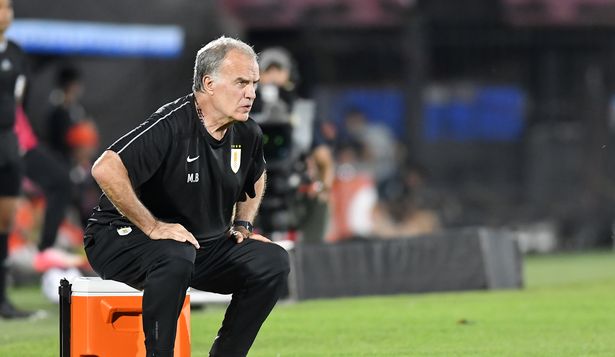 Marcelo Bielsa, técnico de la selección de Uruguay