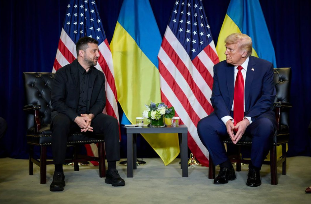 Trump se reunió este martes con el presidente de Ucrania, Volodymir Zelensky.