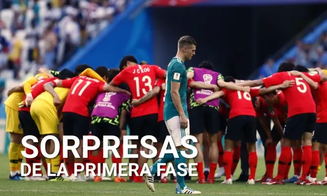 Sorpresas de la primera fase del Mundial