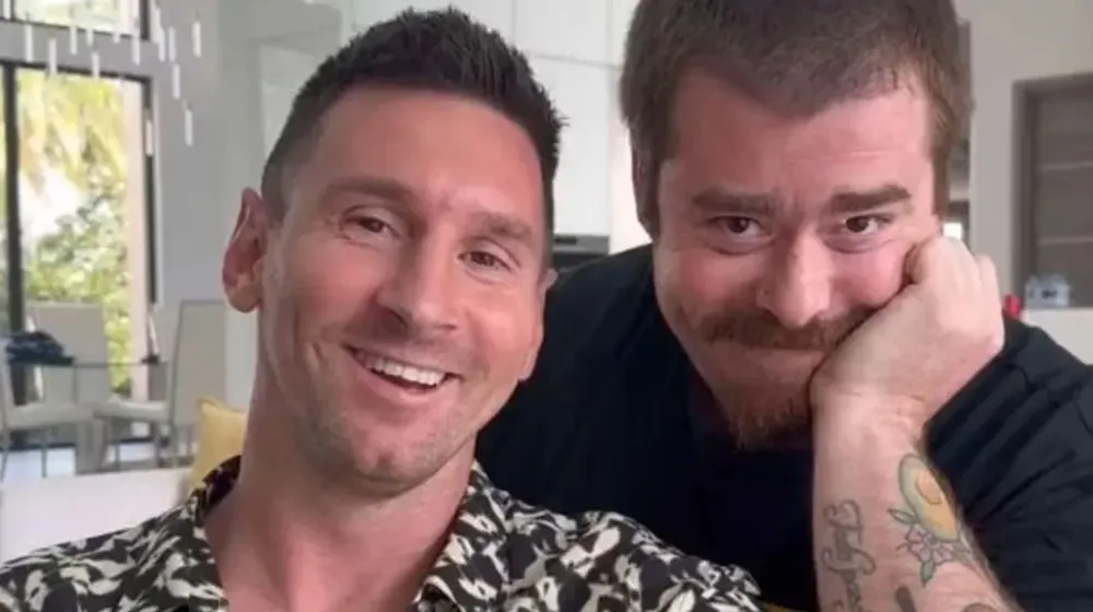 Lionel Messi y Migue Granados