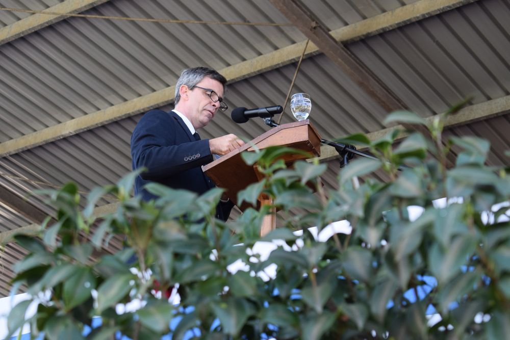 Expo Prado 2024: Patricio Cortabarría, presidente de la ARU, durante su discurso.
