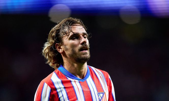 Antoine Griezmann tras el partido.