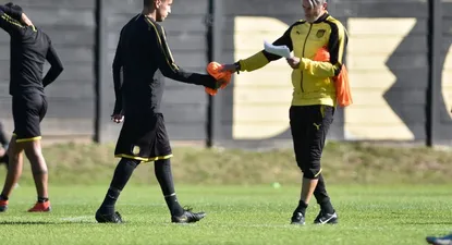 Guzmán Pereira entrenó sin problemas y se perfila como titular ante Juventud