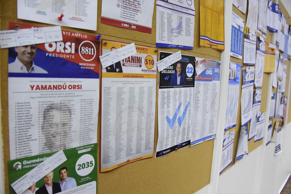 Listas partidarias para las internas 2024 exhibidas en la Corte Electoral