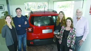 Josefina Romero, Esteban Barreiro, María José Caponi, Gabriela Coletto y Juan Carlos Gorini