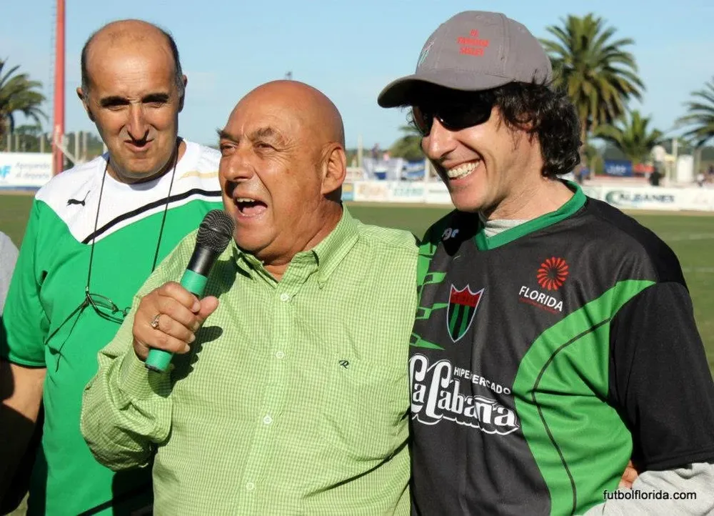 Freddy Varela y Roberto Musso en el homenaje