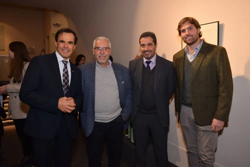 Fernando García, Gustavo Galle, Alfredo Torres y Guillermo Laurnaga