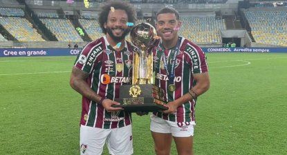 Marcelo y David Terans en Fluminense