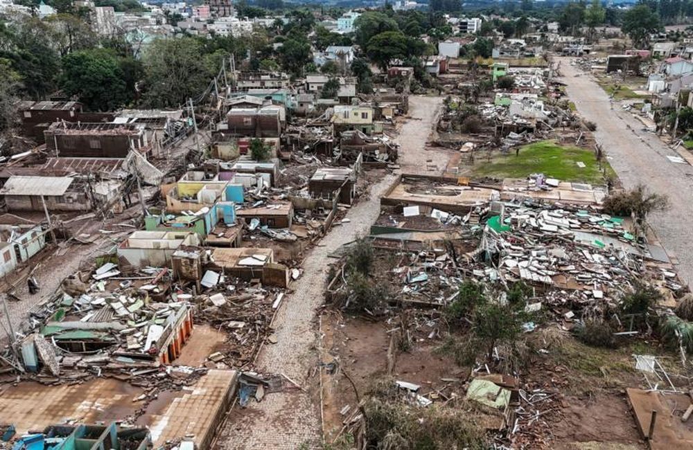 Ciudades enteras fueron devastadas por las inundaciones.