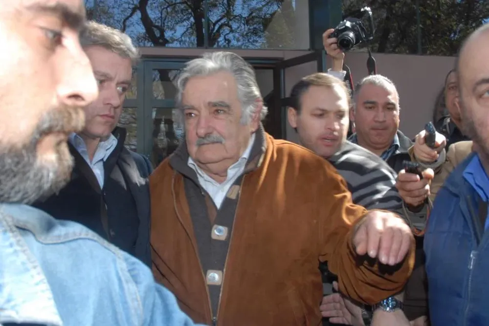 Mujica tras recibir el insulto en el Prado
