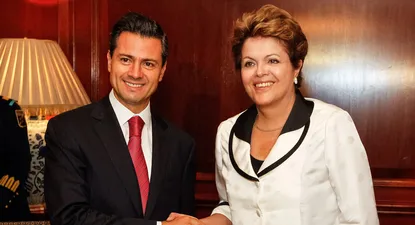 Peña Nieto y Rousseff plantean alianzas estratégicas entre Pemex y Petrobras