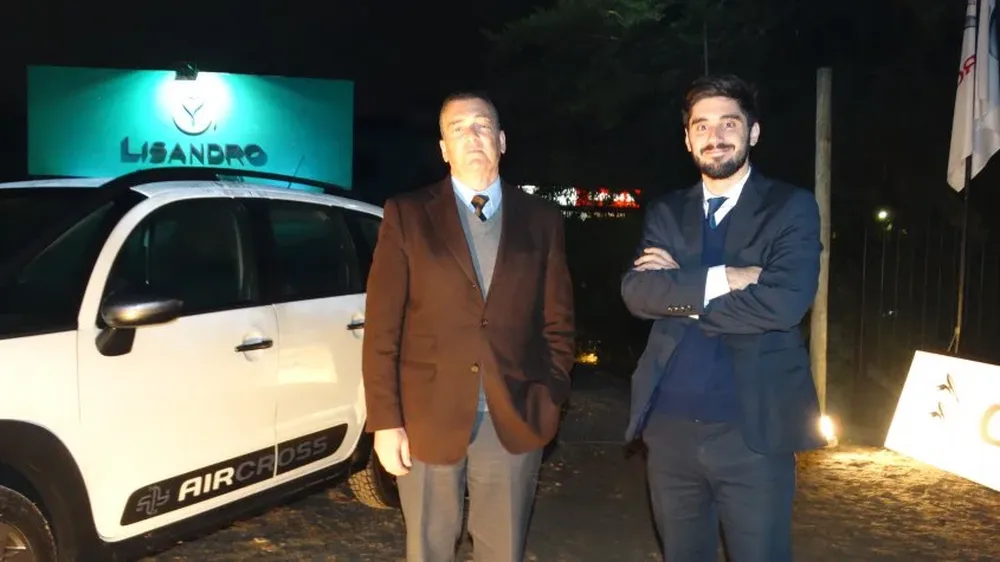 Pablo Slinger y Santiago Zaffaroni