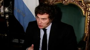 Una nueva chicana de Javier Milei contra el gobierno de Pedro Sánchez: ahora apuntó al portavoz Patxi López