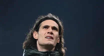 Edinson Cavani lo ve de afuera otra vez a Manchester United