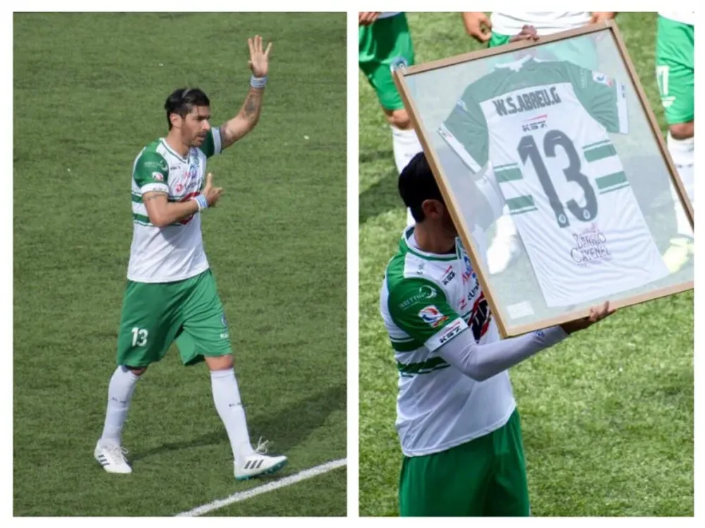 Abreu en su despedida de Puerto Montt