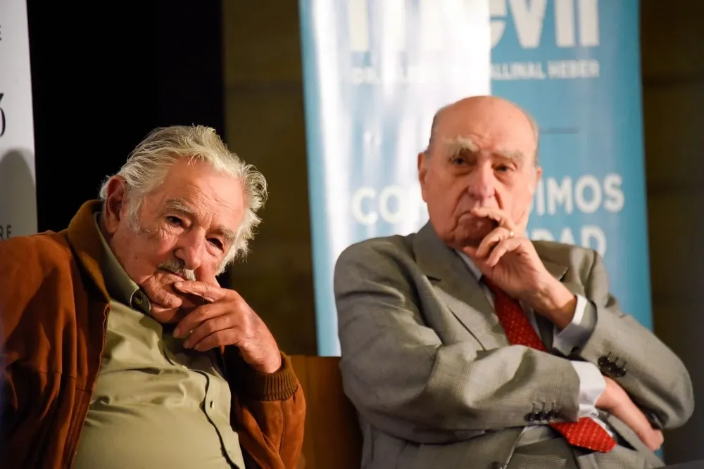 José Mujica y Julio María Sanguinetti