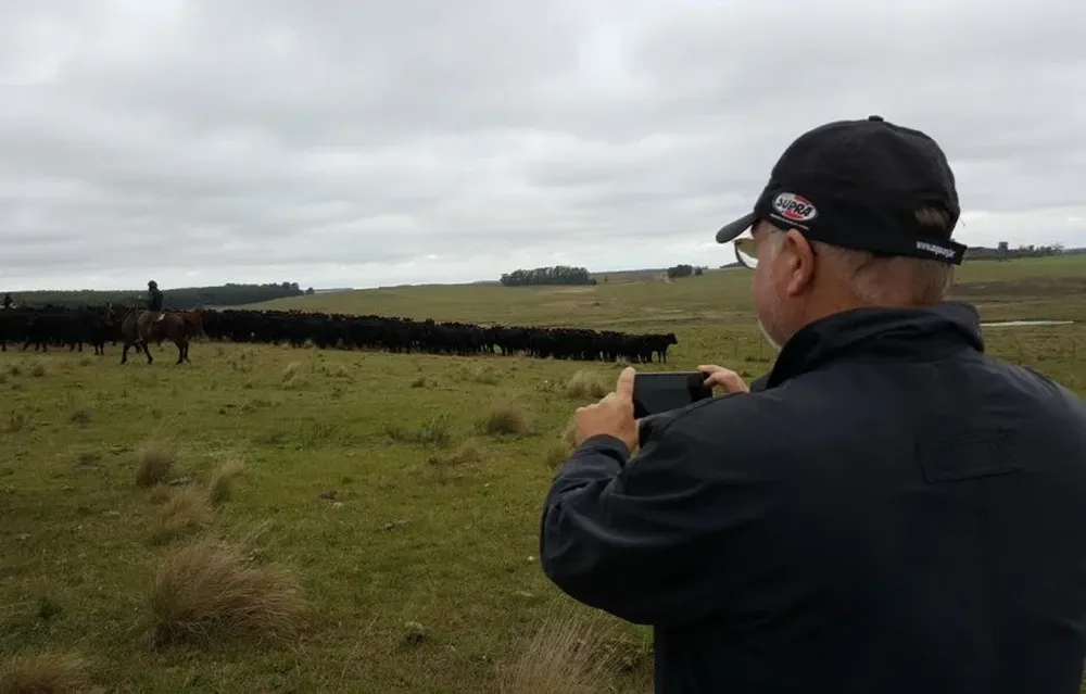 Floriani se llevó un gran registro de imágenes para compartir con sus colegas y amigos en Brasil