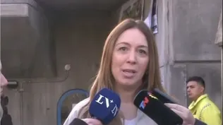 María Eugenia Vidal fue a votar junto a su hija.