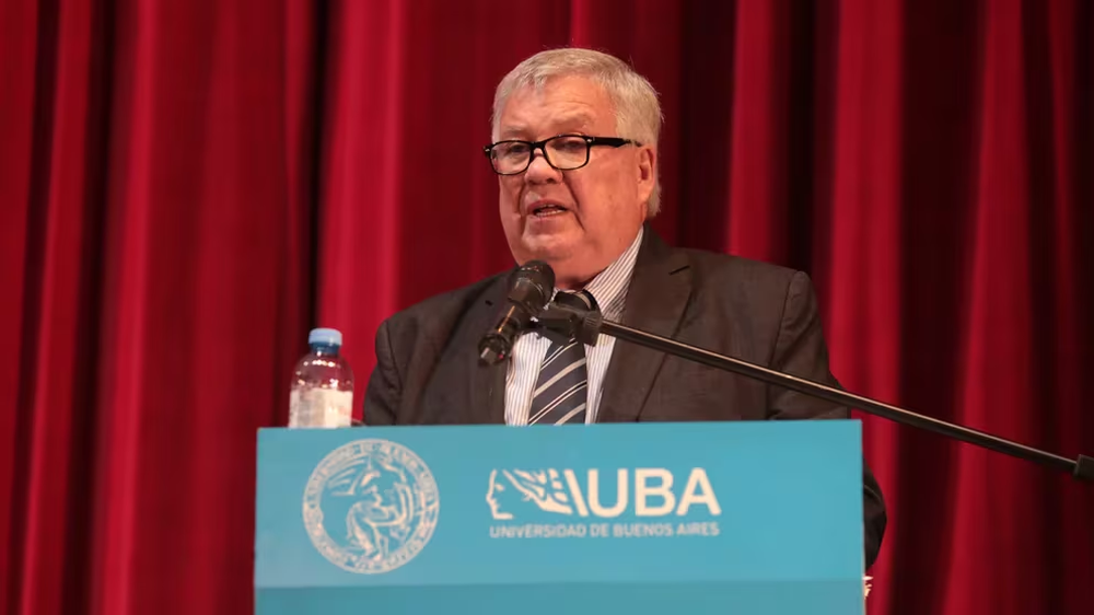 El rector de la UBA, Ricardo Gelpi