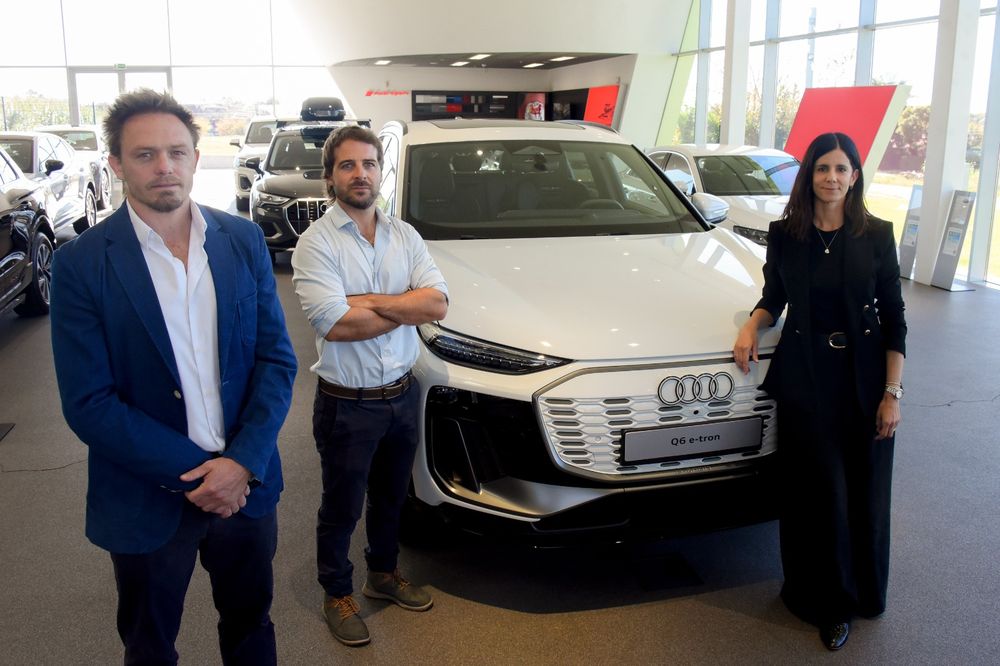 Julio Manuel Lestido, Diego Magri y María Eugenia Pérez.