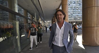 Ignacio Alonso tras la reunión con Yamandú Orsi por el Mundial 2030