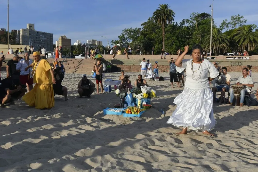 Festejo de Iemanjá en Playa Ramírez. (Archivo)