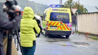 Llegada al aeropuerto de Bilbao de la herida bilbaina en Afganistán