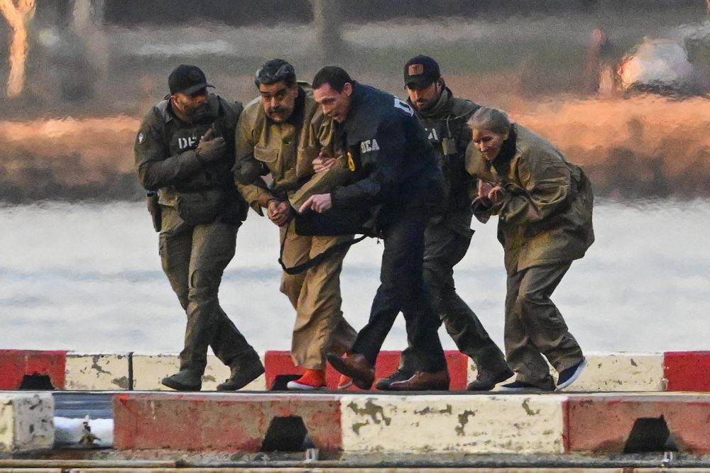 Maduro es trasladado al tribunal donde es juzgado en Nueva York