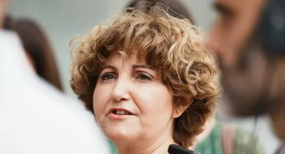 La coordinadora general de Podemos Euskadi, Pilar Garrido.