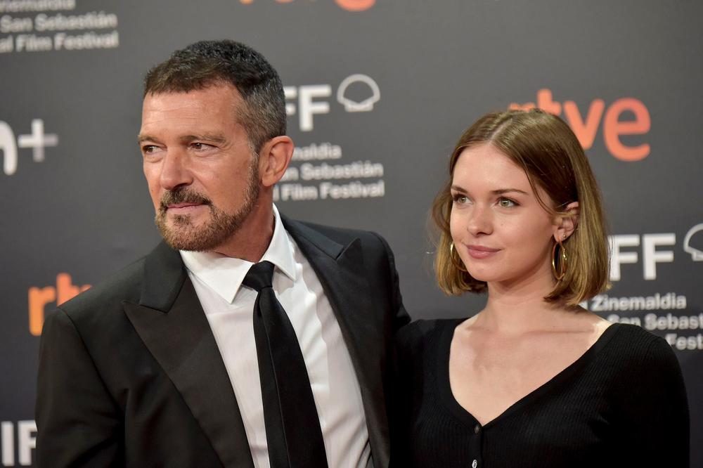 Antonio Banderas y su hija Stella del Carmen Banderas.