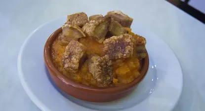 la exquisita sencillez del torrezno