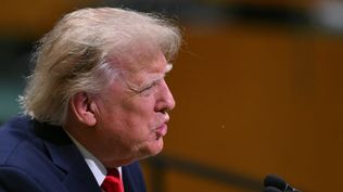 Donald Trump en la Asamblea General de la ONU.&nbsp;