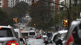 Cortes de tránsito en Montevideo&nbsp;