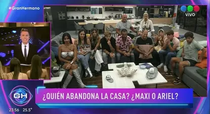 El momento en el que Santiago del Moro anuncia el nuevo eliminado de la casa de Gran Hermano
