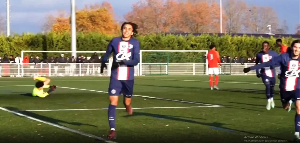 Ethan Mbappé, 15 años, gol para el juvenil de PSG