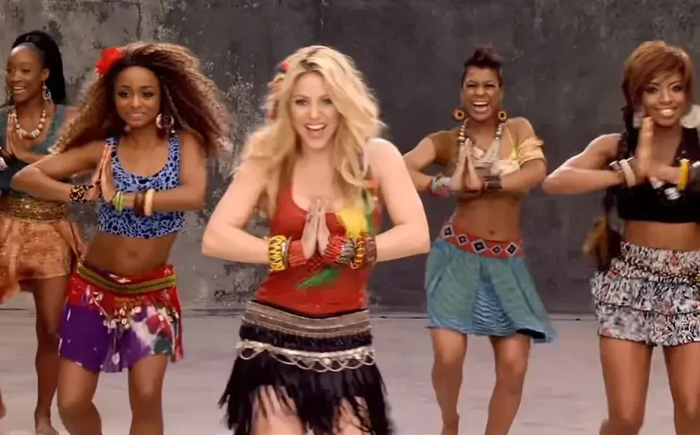 Shakira con su famoso Waka Waka del Mundial Sudáfrica 2010, apoyó la clasificación de Marruecos a semifinales