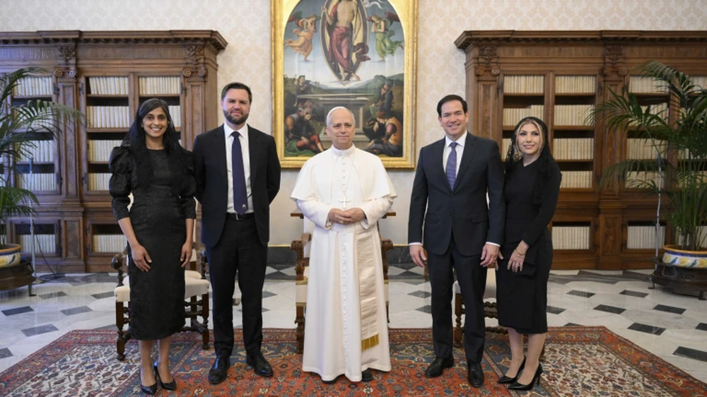 El papa Le&oacute;n XIV, durante la reuni&oacute;n que mantuvo con el vicepresidente de Estados Unidos, JD Vance. EFE &nbsp;