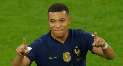 Kylian Mbappé en la selección de Francia