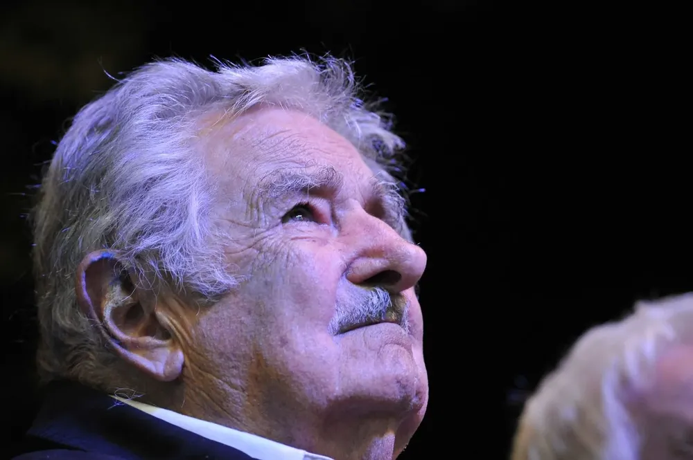 José Mujica estuvo presente en el búnker de Lula, en San Pablo. Foto de archivo