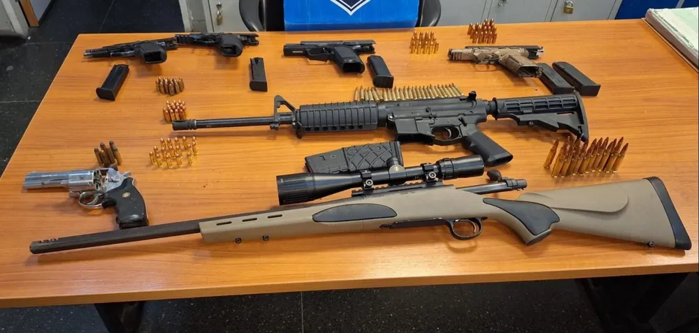 Armas incautadas a la banda de Cerro Norte