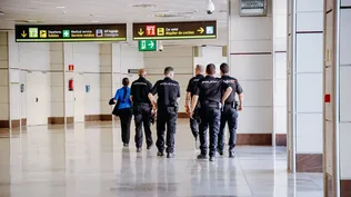 Policía Nacional en el Aeropuerto de Barajas
