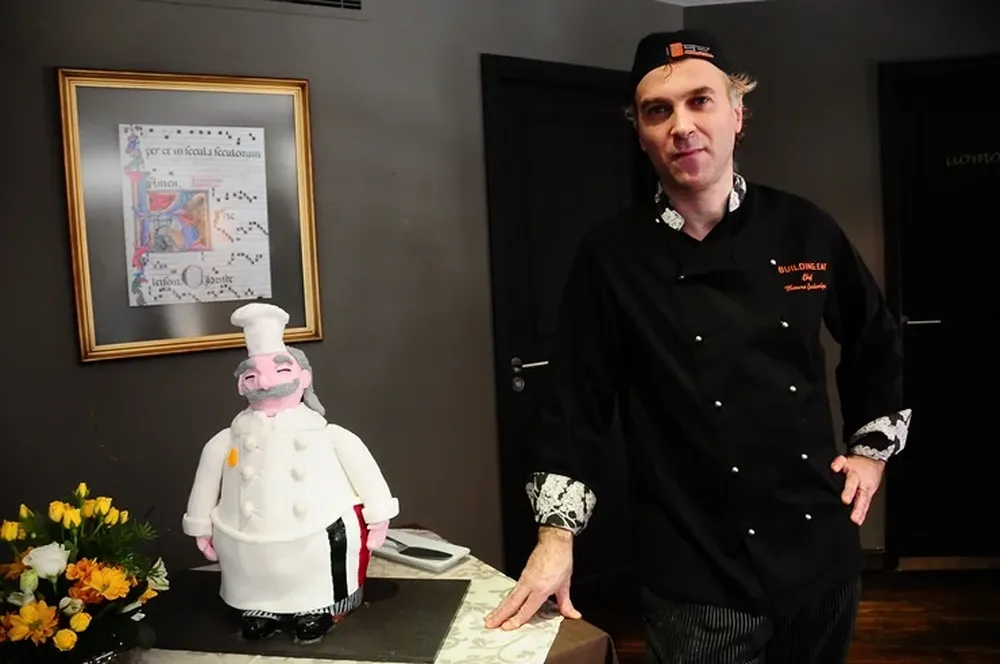 El chef italiano Mauro Caccianiga