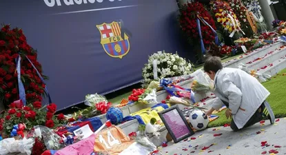 Despedida a Cruyff en el Camp Nou