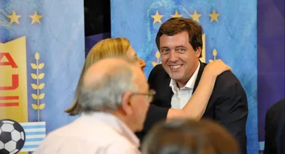 Ignacio Alonso al ser reelecto presidente