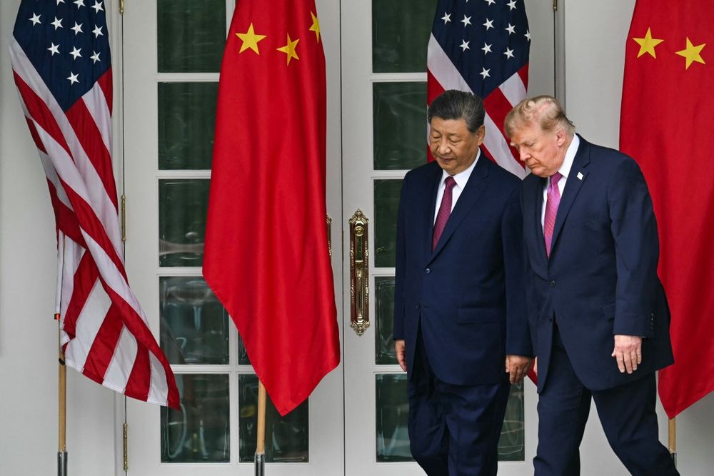Xi Jinping - Trump - Casa Blanca - 24-9-26 - AFP
