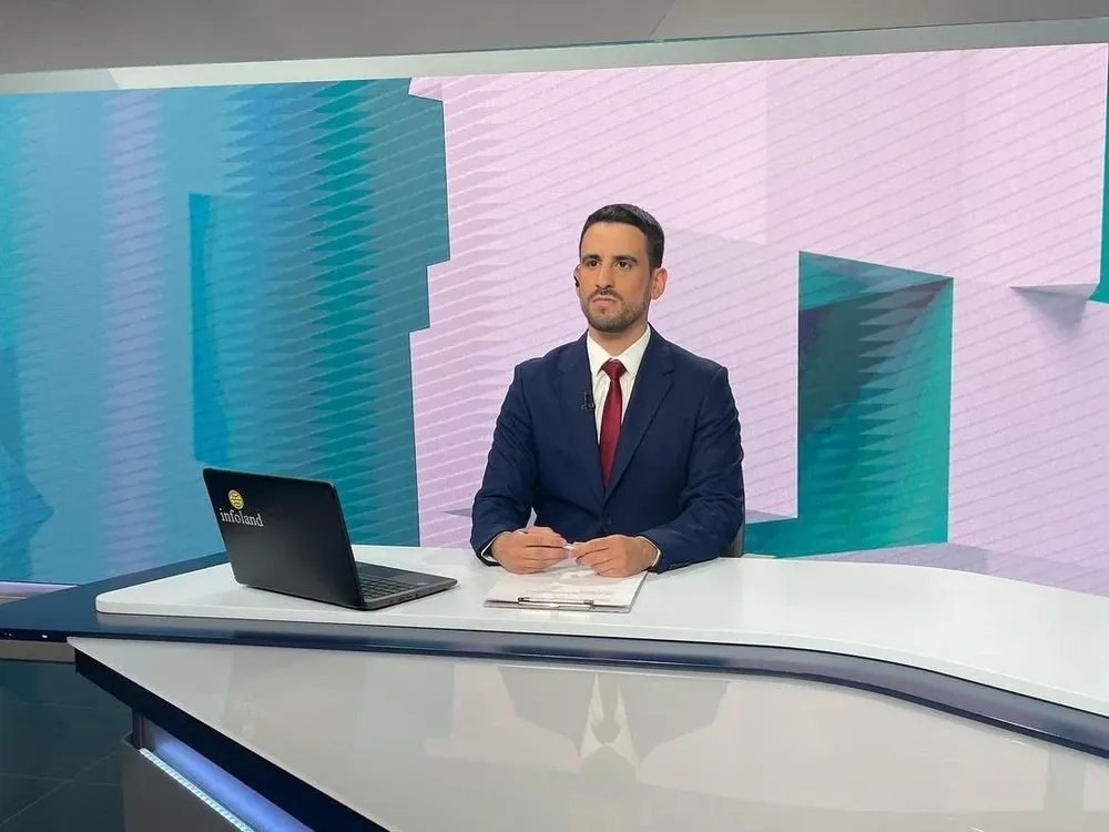 Bruno Barreto en la conducción de Teledía