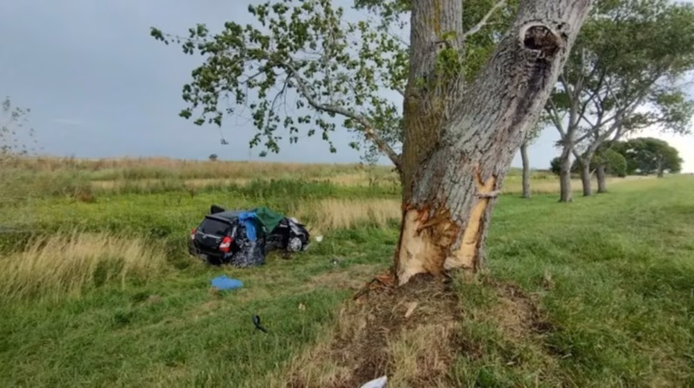 El auto circulaba a 160 km/h en una zona de hasta 110 km/h camino a la Costa Atlántica