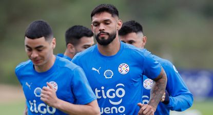 Entrenamiento de Paraguay