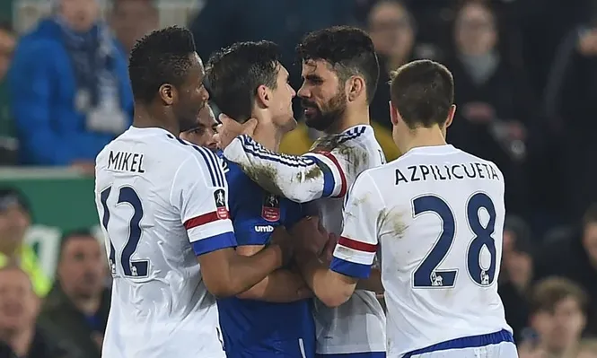 La mordida le costará solo un partido a Diego Costa